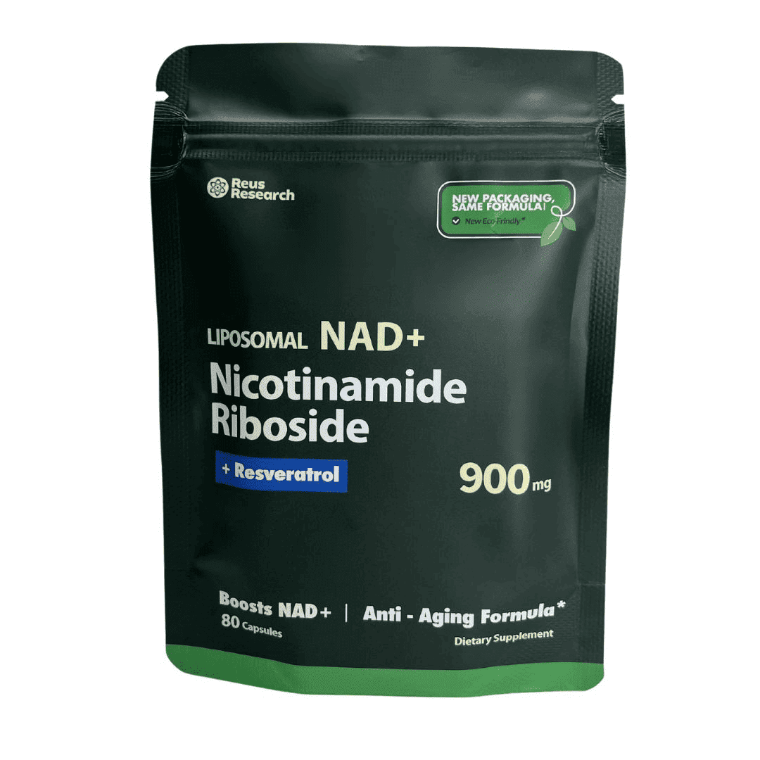 Liposomal NAD+ con Nicotinamida Ribósido y Resveratrol x 80 unds