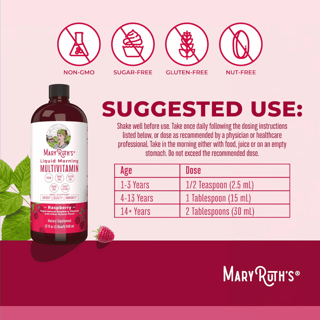Multivitaminico Natural: Maryruth Frambuesa