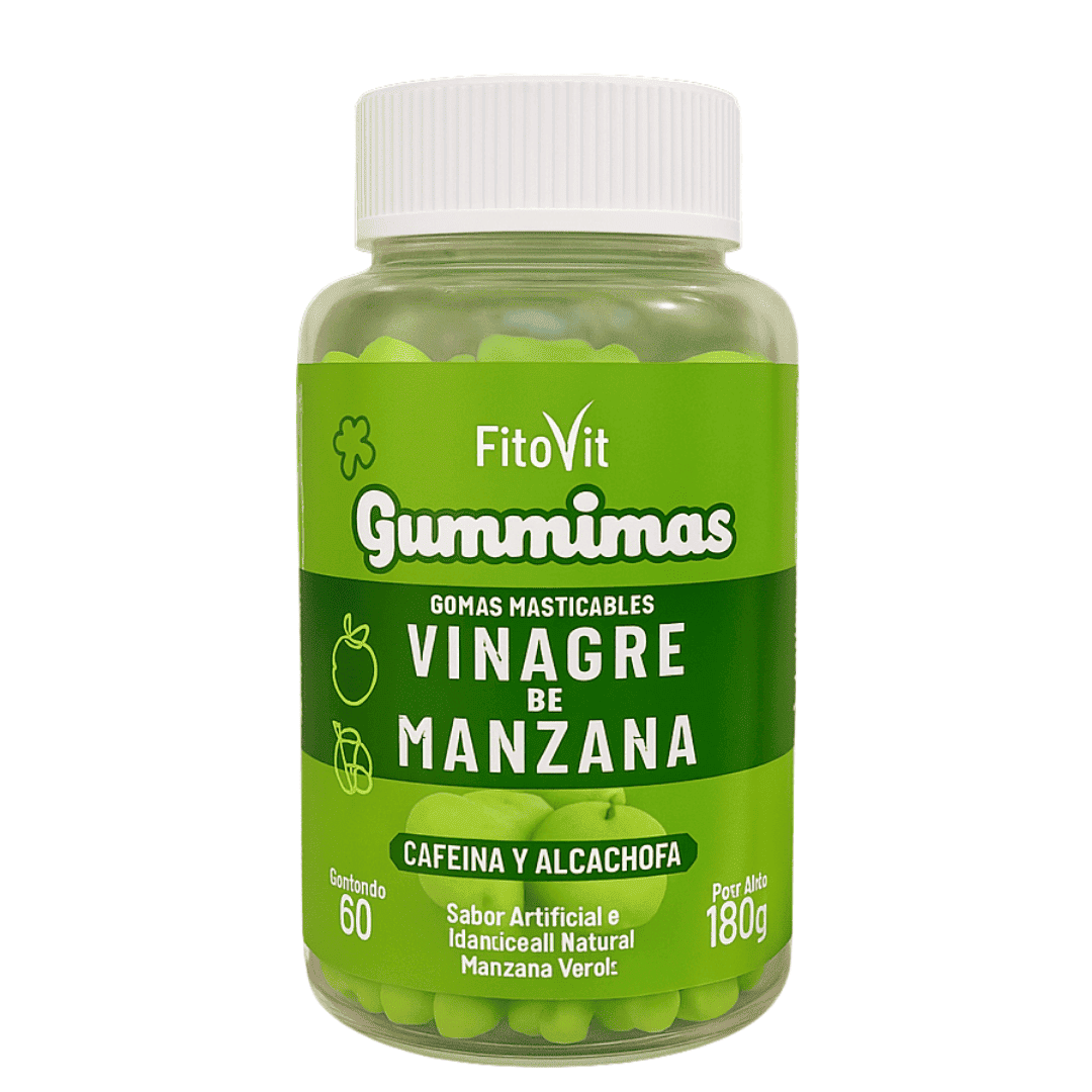 Vinagre de Manzana Gomitas x 60 Unds - Desinflamación y Energía