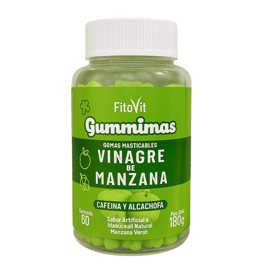 Vinagre de Manzana Gomitas x 60 Unds - Desinflamación y Energía
