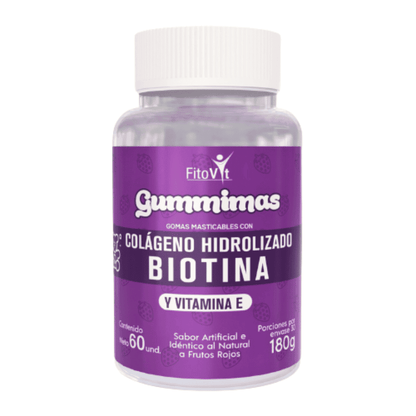 Colageno Hidrolizado + Biotina 60 unds - Fortalece Cabello y Uñas