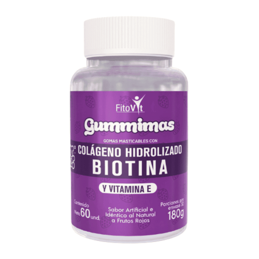 Colageno Hidrolizado + Biotina 60 unds - Fortalece Cabello y Uñas