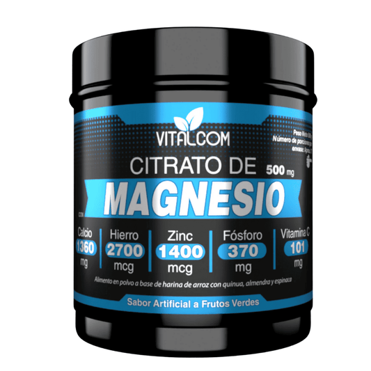 Citrato de Magnesio + Zinc, Hierro y Vitaminas – Vitalidad Total para tu Cuerpo