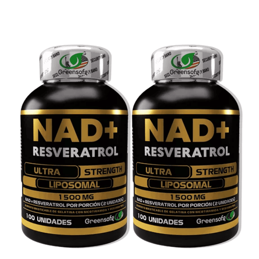 Nad+ Resveratrol Cápsulas (100 unds) X 2