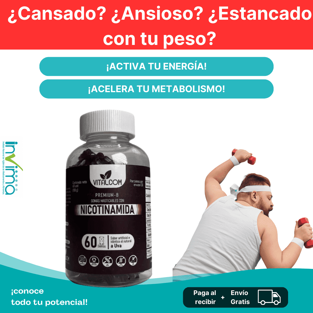 Nicotinamida Gomitas X 60
