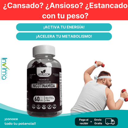 Nicotinamida Gomitas X 60