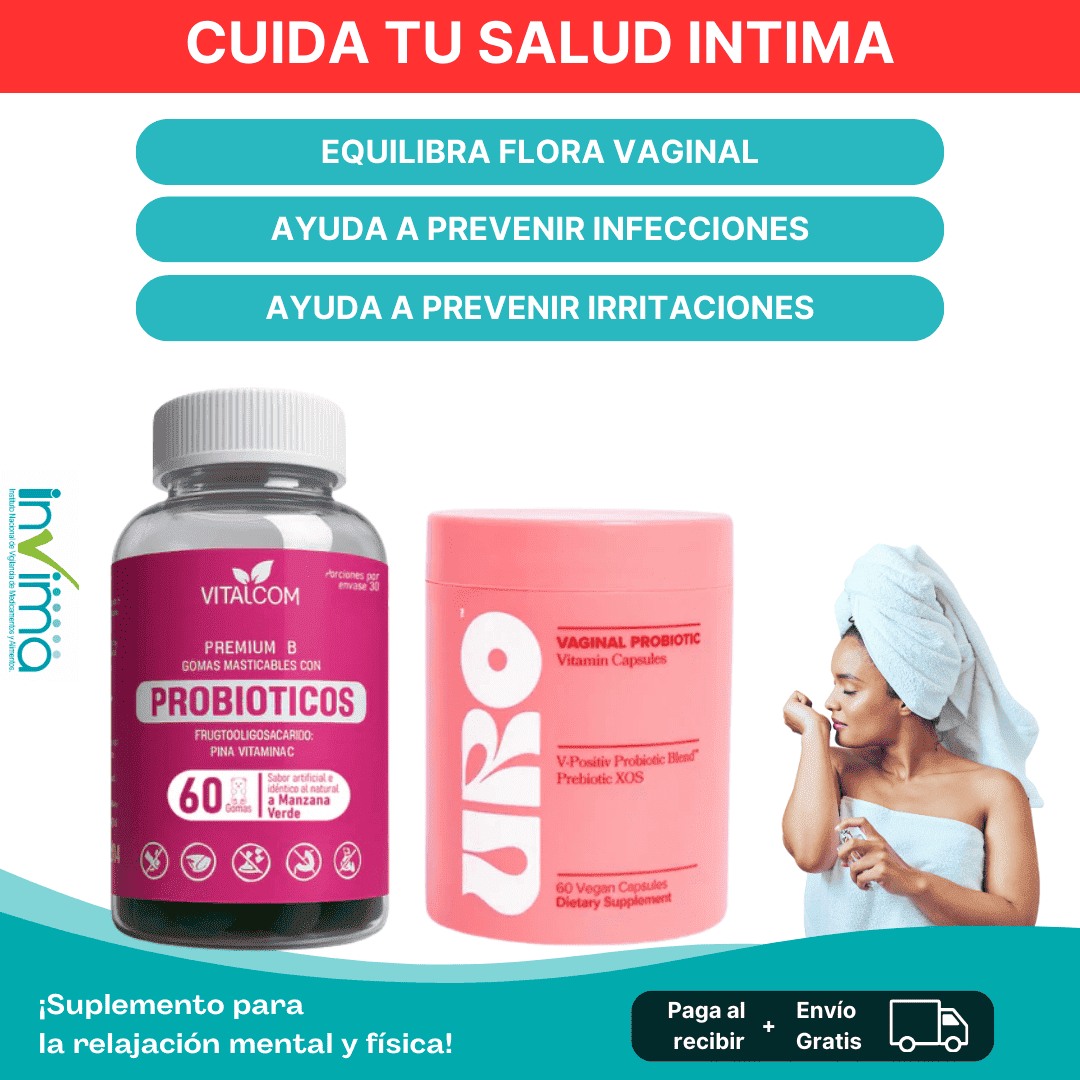 Combo Íntimo Probióticos: URO + GOMITAS Masticables