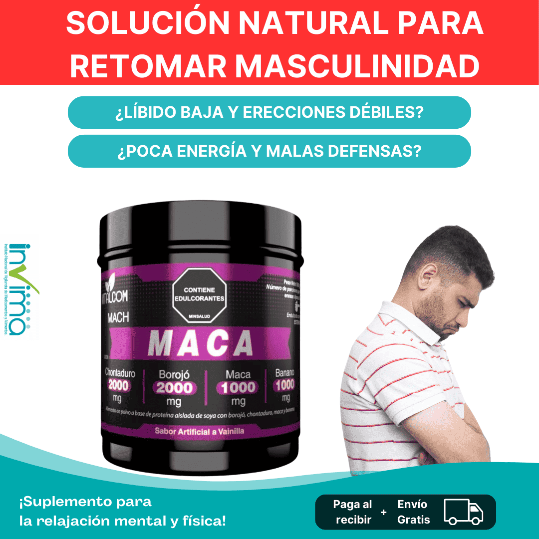 MACH MACA 500gr - Potencia Física y Masculinidad