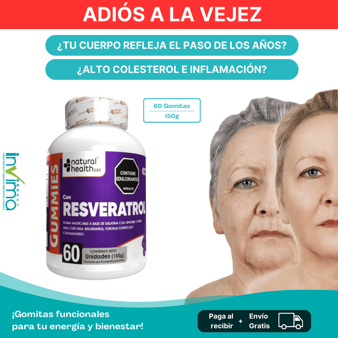Gomitas De Resveratrol X 60 Unds