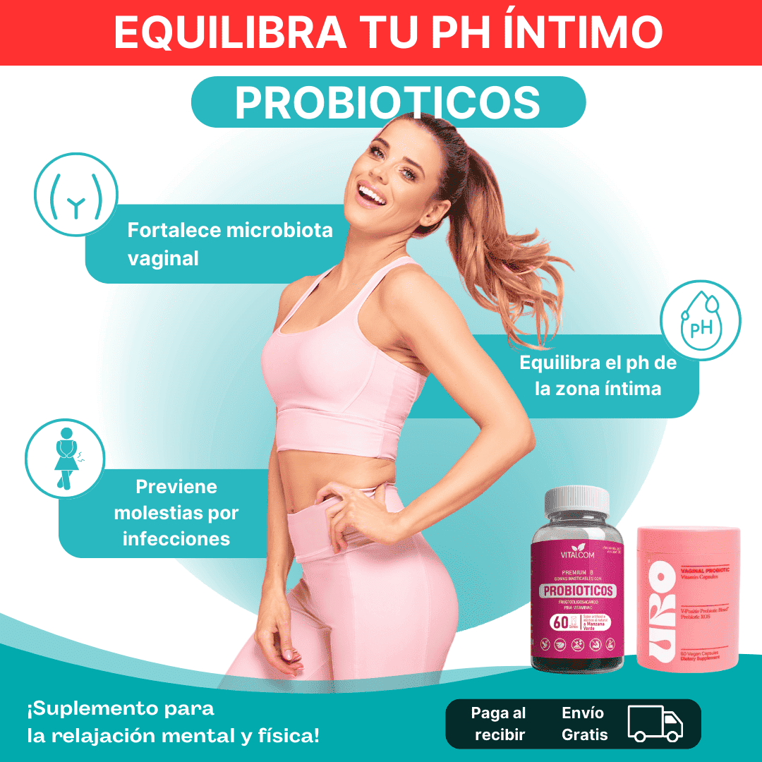 Combo Íntimo Probióticos: URO + GOMITAS Masticables