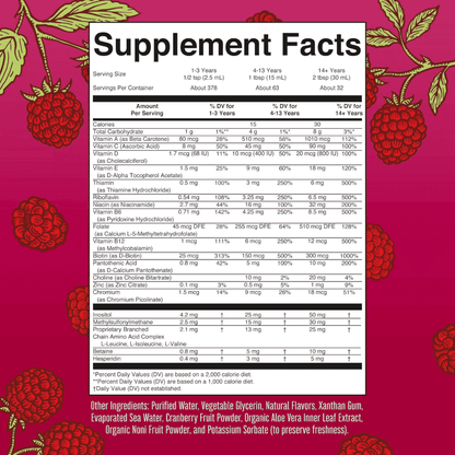 Multivitaminico Natural: Maryruth Frambuesa