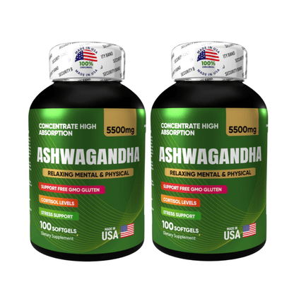 Combo Tranquildad🌿 Ashwagandha X2 (100 unds/Cu)
