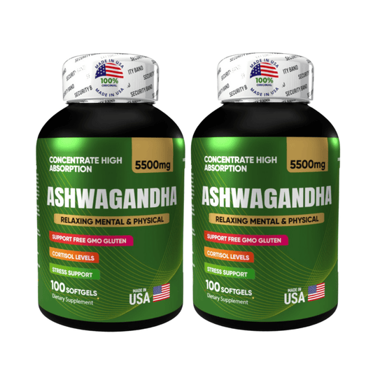 Combo Tranquildad🌿 Ashwagandha X2 (100 unds/Cu)